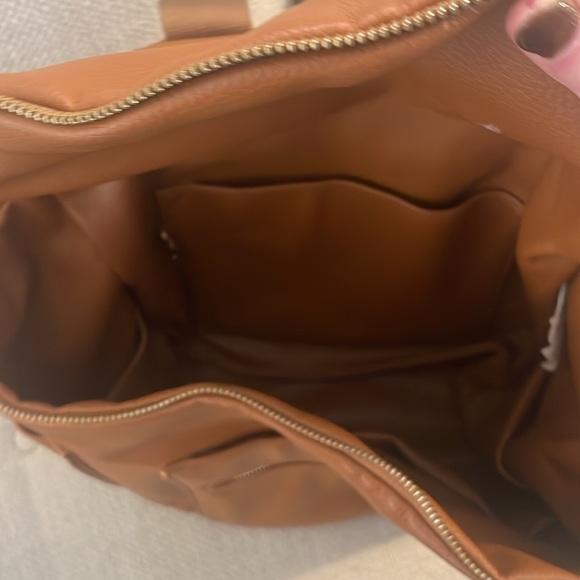 Fawn Design vegan leather diaper bag